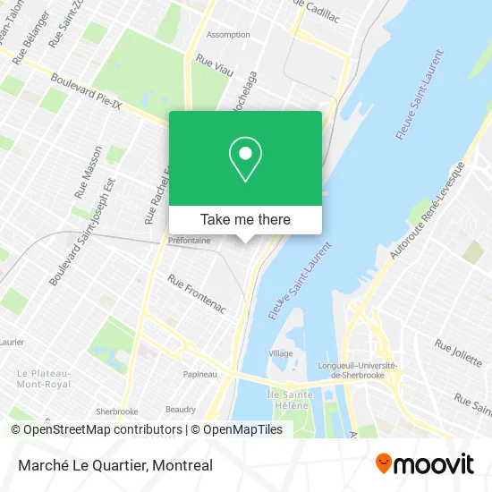 Marché Le Quartier map