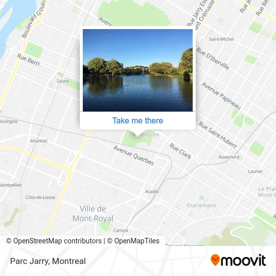 Parc Jarry map