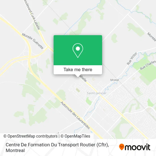 Centre De Formation Du Transport Routier (Cftr) map