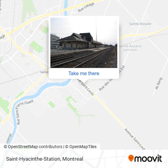 Saint-Hyacinthe-Station map