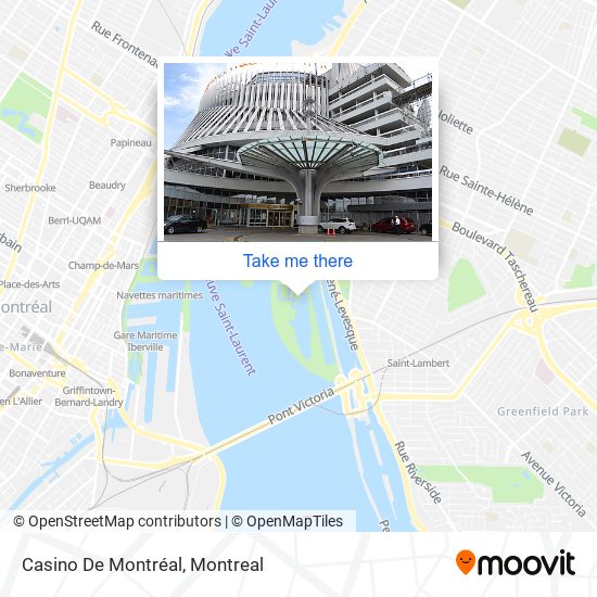 Casino De Montréal map