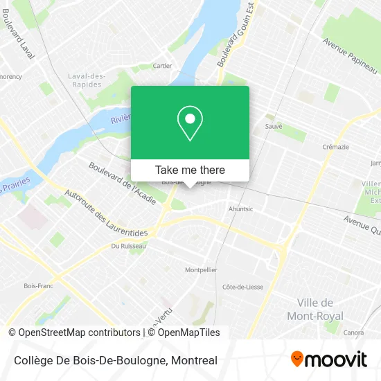 Collège De Bois-De-Boulogne map