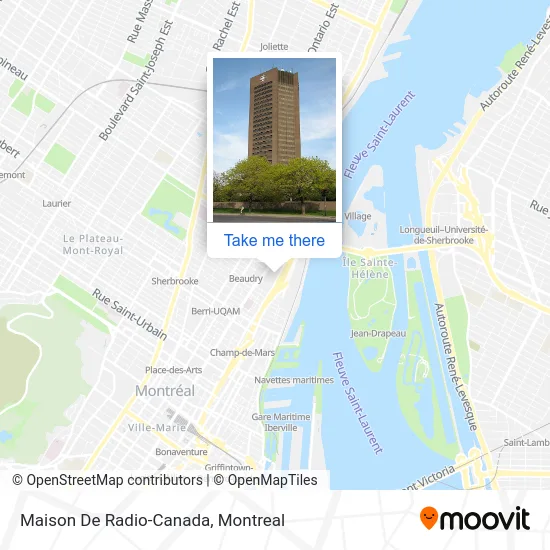 Maison De Radio-Canada map