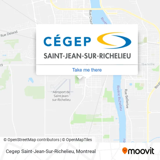 Cegep Saint-Jean-Sur-Richelieu map