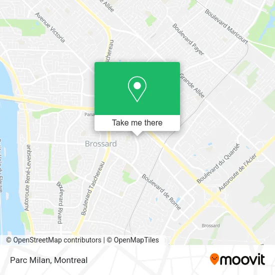 Parc Milan map