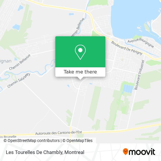 Les Tourelles De Chambly map