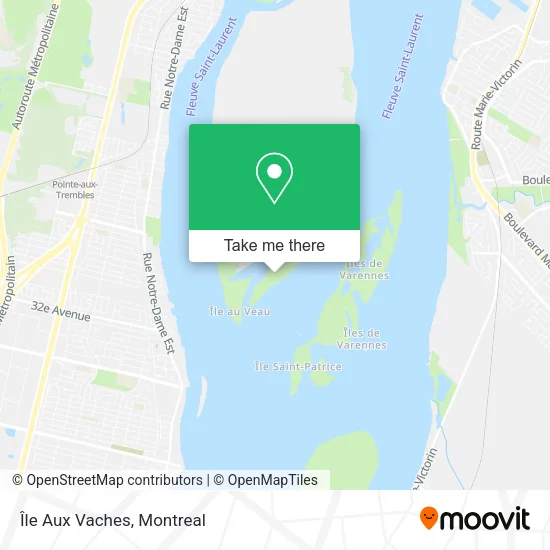 Île Aux Vaches map