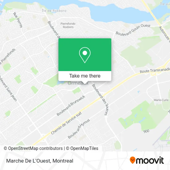 Marche De L'Ouest map