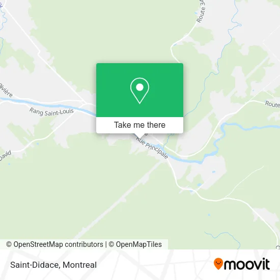 Saint-Didace map