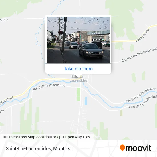 Saint-Lin-Laurentides map