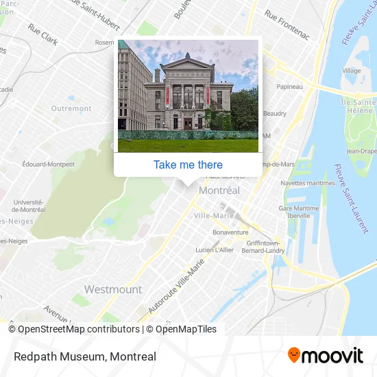 Redpath Museum map