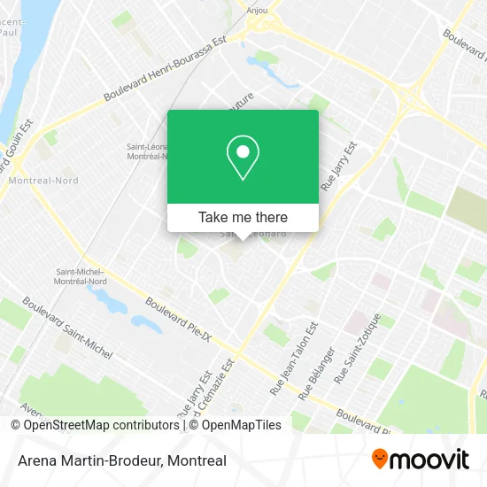Arena Martin-Brodeur map