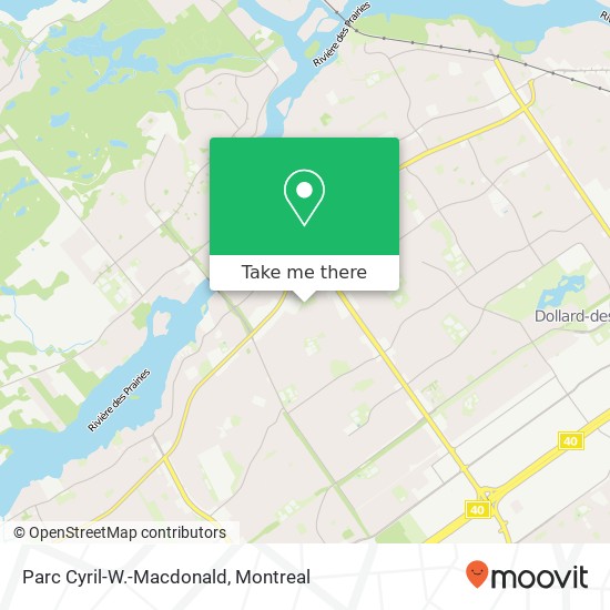 Parc Cyril-W.-Macdonald map