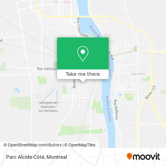 Parc Alcide-Côté map