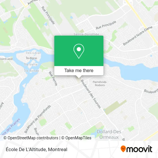 École De L'Altitude map
