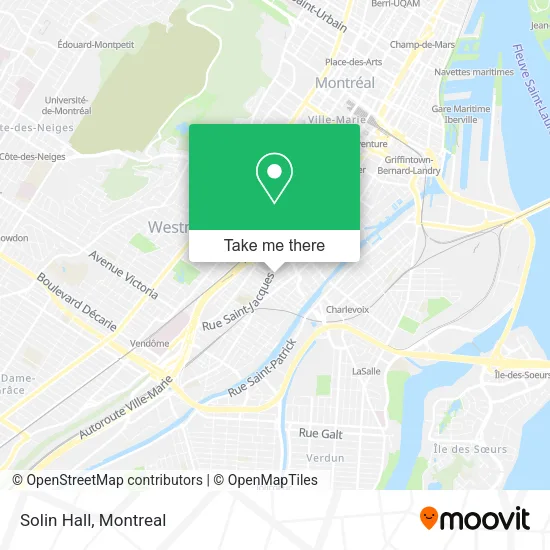 Solin Hall map