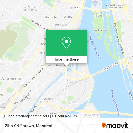Zibo Griffintown map