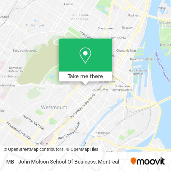 MB - John Molson School Of Business map