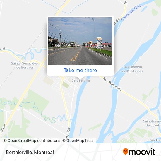 Berthierville map