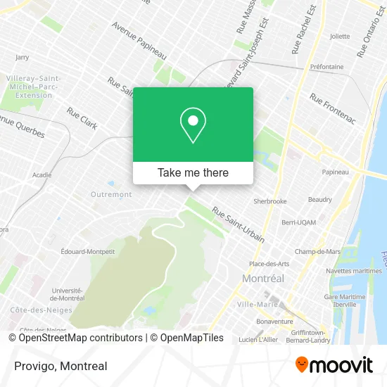 Provigo map