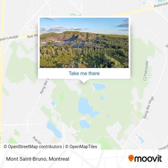 Mont Saint-Bruno map