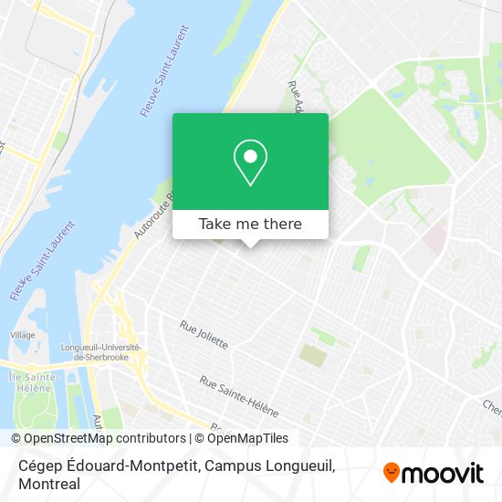 Cégep Édouard-Montpetit, Campus Longueuil map