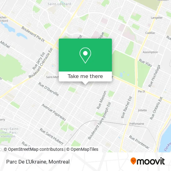 Parc De L'Ukraine map