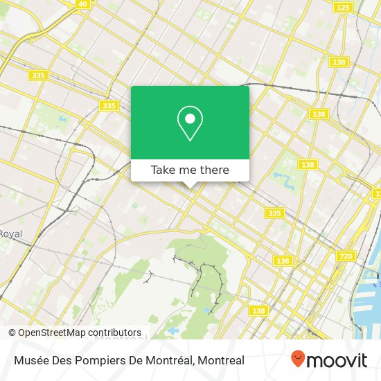 Musée Des Pompiers De Montréal map