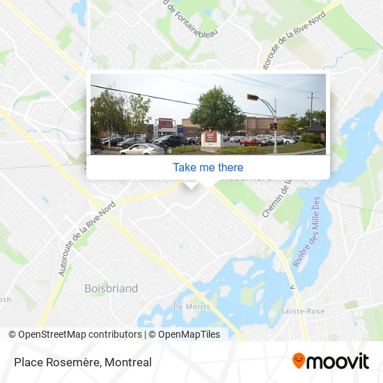 Place Rosemère map