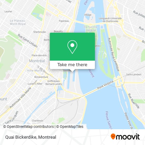 Quai Bickerdike map