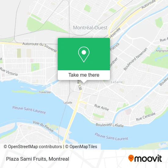 Plaza Sami Fruits map