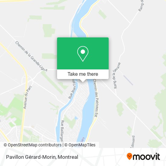 Pavillon Gérard-Morin map