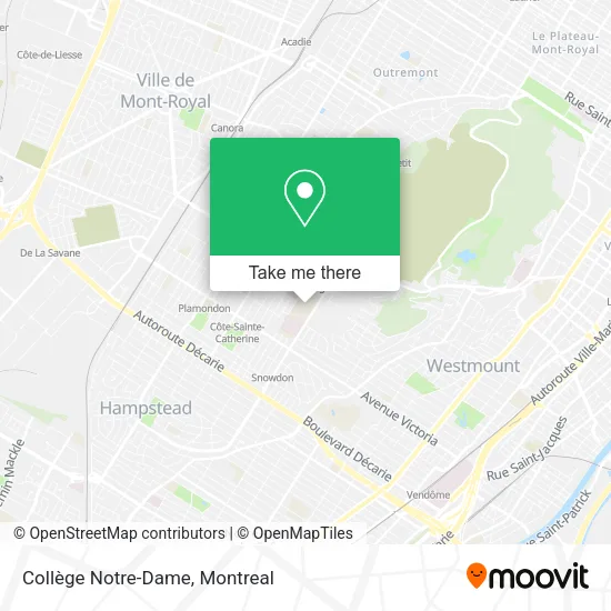 Collège Notre-Dame map