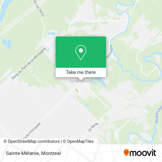Sainte-Mélanie map