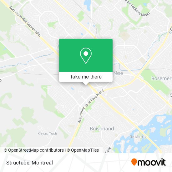 Structube map