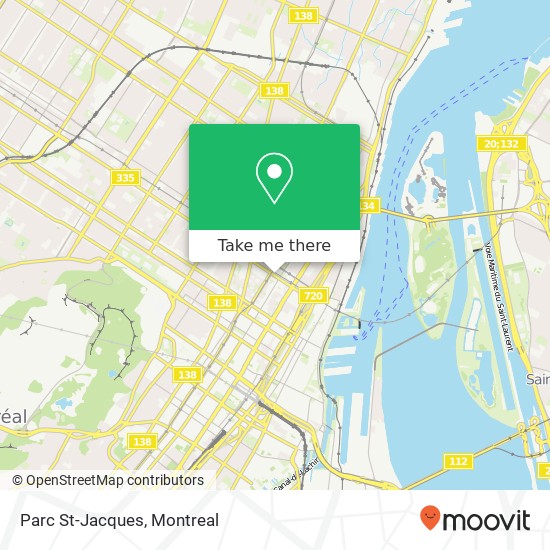 Parc St-Jacques map