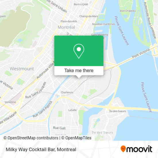 Milky Way Cocktail Bar map