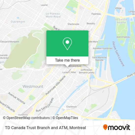 TD Canada Trust Branch and ATM map