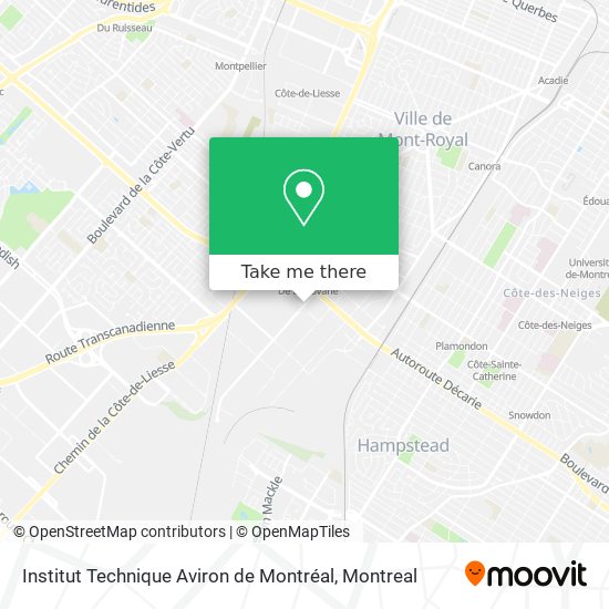 Institut Technique Aviron de Montréal map