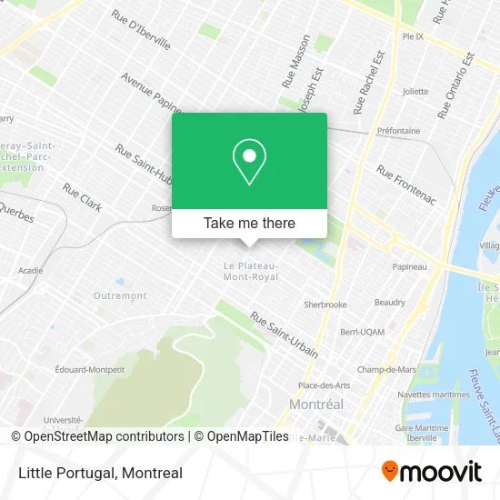 Little Portugal map
