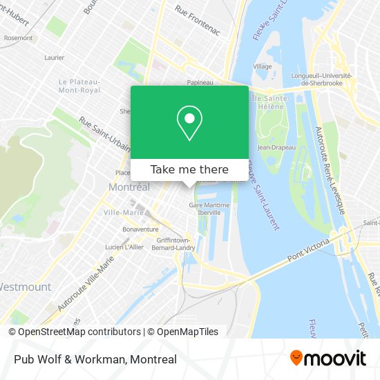 Pub Wolf & Workman map