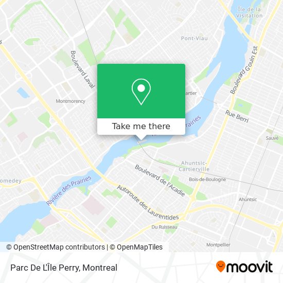 Parc De L'Île Perry map