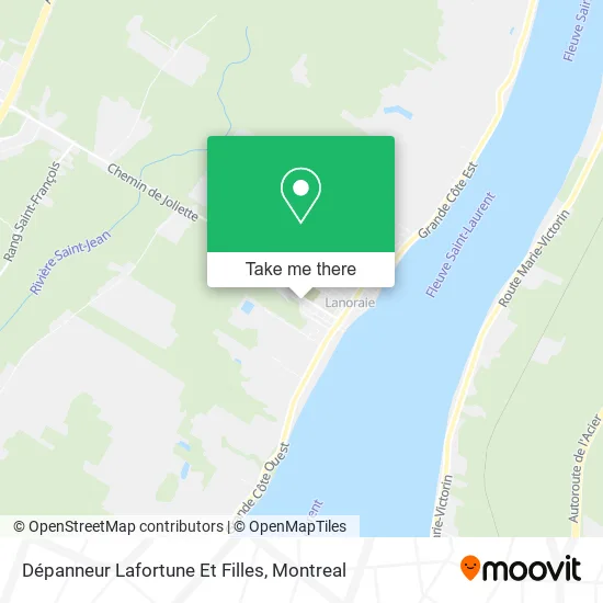 Dépanneur Lafortune Et Filles map