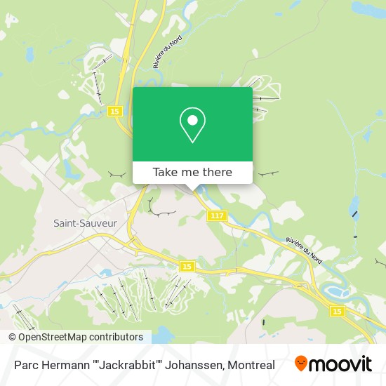 Parc Hermann ""Jackrabbit"" Johanssen map