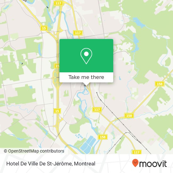 Hotel De Ville De St-Jérôme map