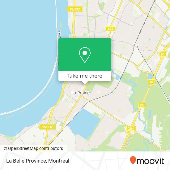 La Belle Province map