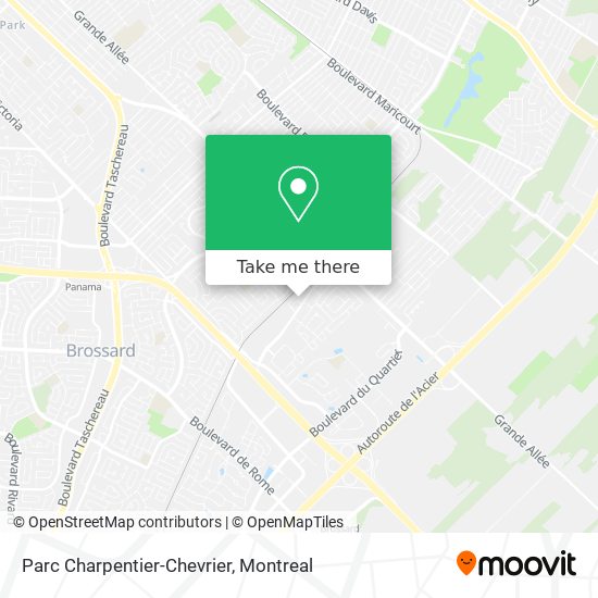 Parc Charpentier-Chevrier map