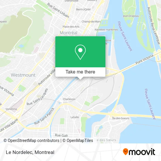Le Nordelec map