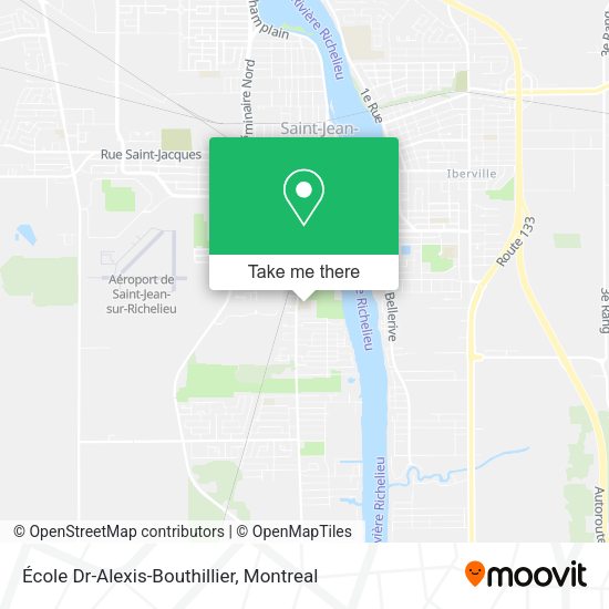 École Dr-Alexis-Bouthillier map