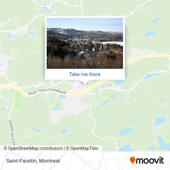 Saint-Faustin map